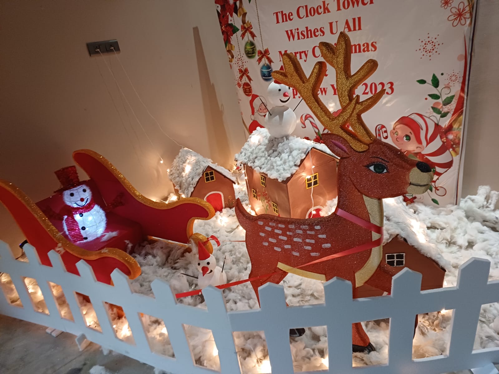  backdrop decorations for christmas theme in gurgaon